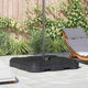 Pied de parasol suspendu Vidaxl noir 88,5 x 88,5 x 12 cm