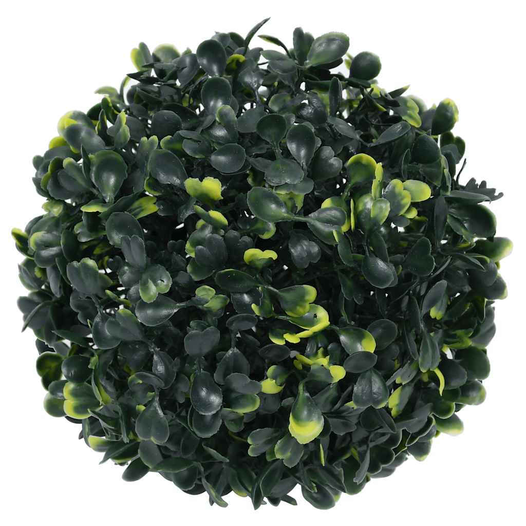Vidaxx boules de buis artificiel avec éclairage LED 2 pcs 22 cm vert
