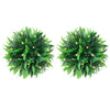 Vidaxx boules de buis artificiel avec éclairage LED 2 pcs 20 cm vert