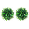 Vidaxx boules de buis artificiel avec éclairage LED 2 pcs 30 cm vert