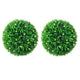 Vidaxx boules de buis artificiel avec éclairage LED 2 pcs 47 cm vert