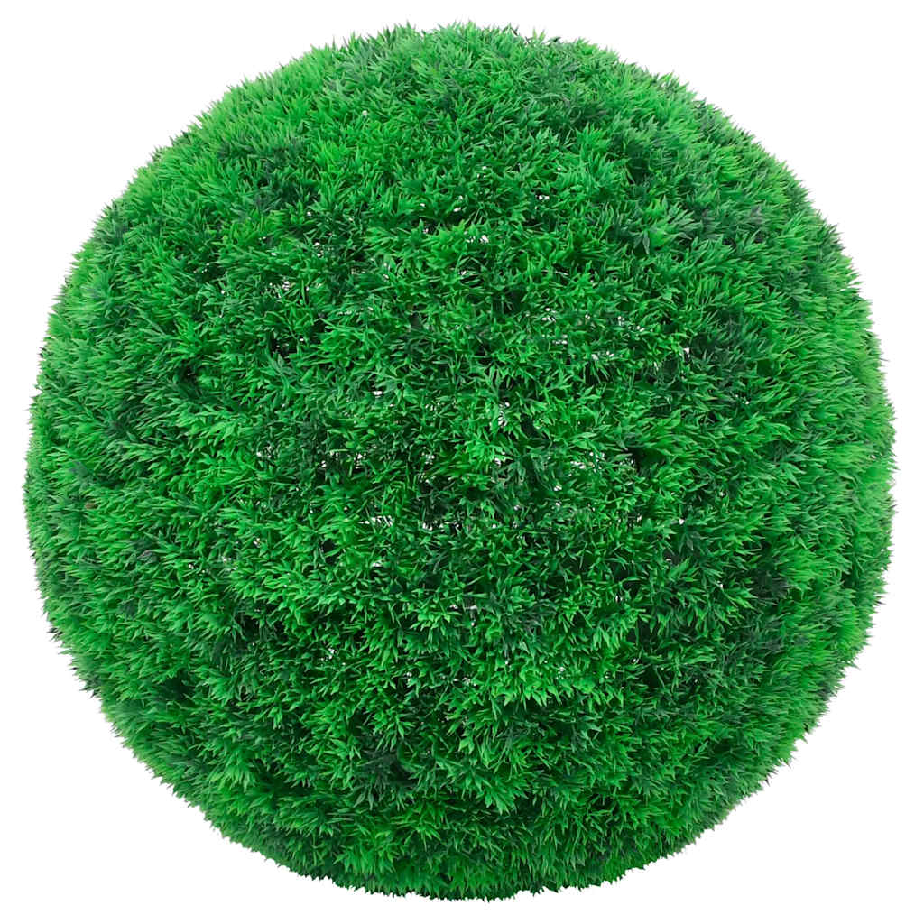 Vidaxx boules de buis artificiel avec éclairage LED 2 pcs 52 cm vert