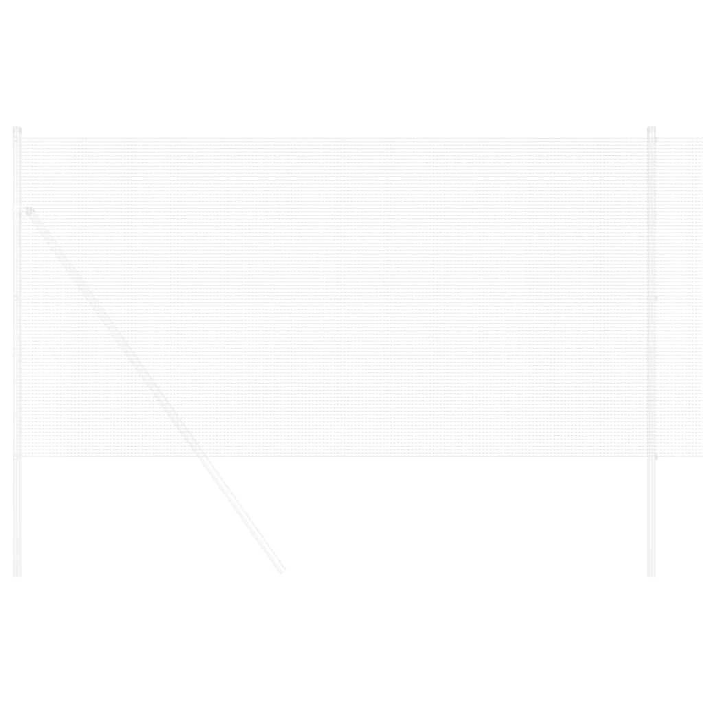 Vidaxl grillage soudé argent 0,4 x 10 m