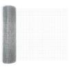 Vidaxl grillage soudé argent 0,6 x 10 m