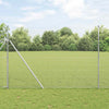 Vidaxl grillage soudé argent 1,6 x 25 m