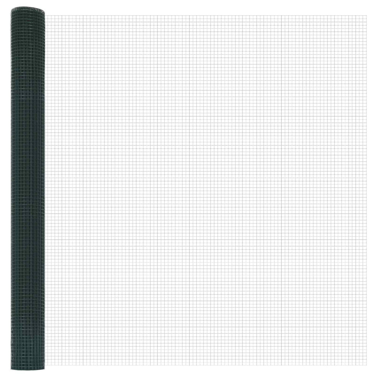 Vidaxl grillage soudé vert 1,6 x 10 m