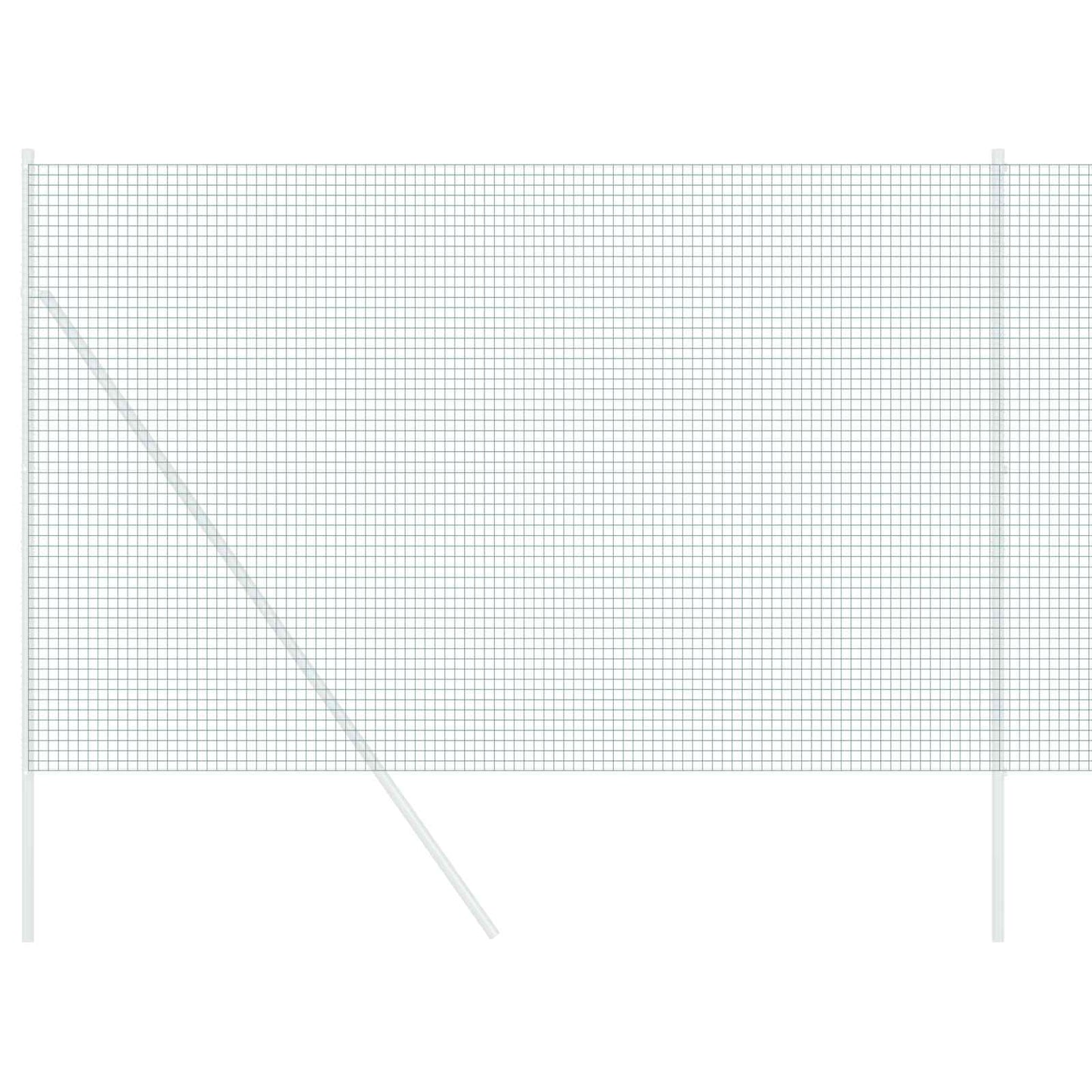 Vidaxl grillage soudé vert 1,6 x 10 m