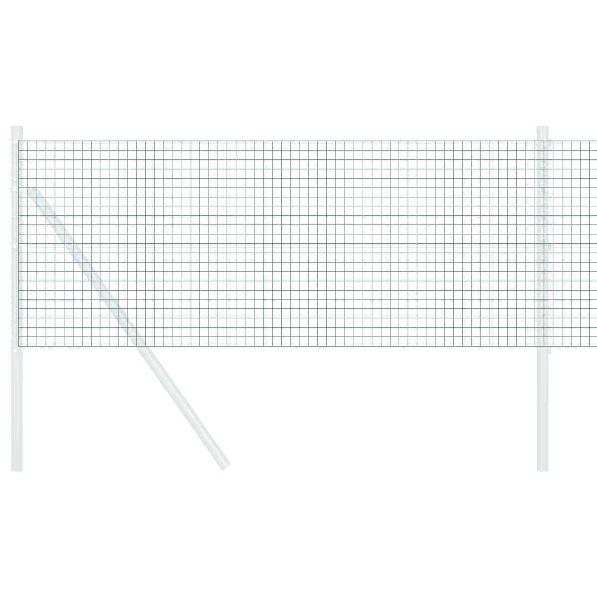 Vidaxl grillage soudé vert 0,4 x 25 m