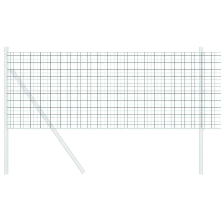 Vidaxl grillage soudé vert 0,8 x 25 m