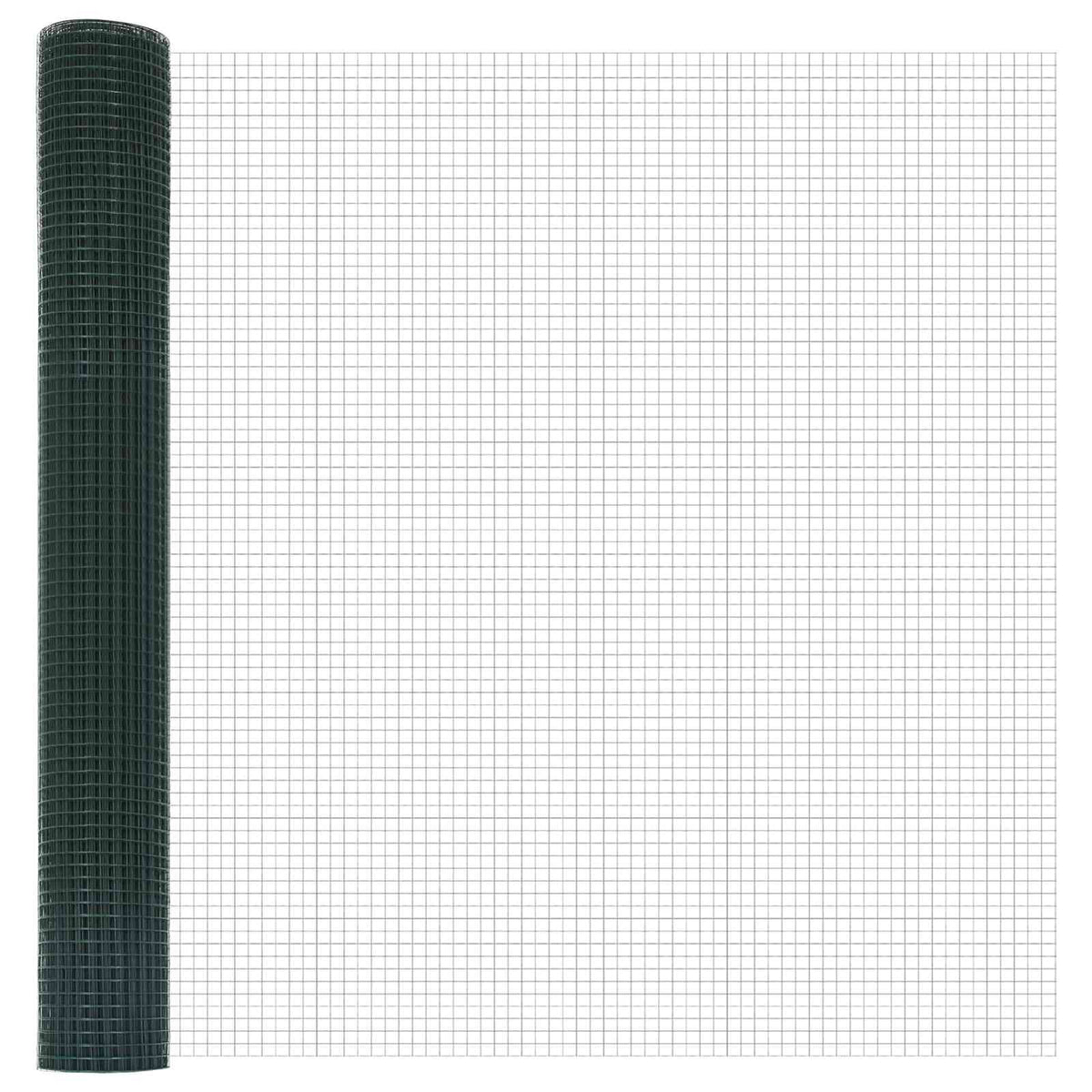 Vidaxl grillage soudé vert 1,2 x 25 m