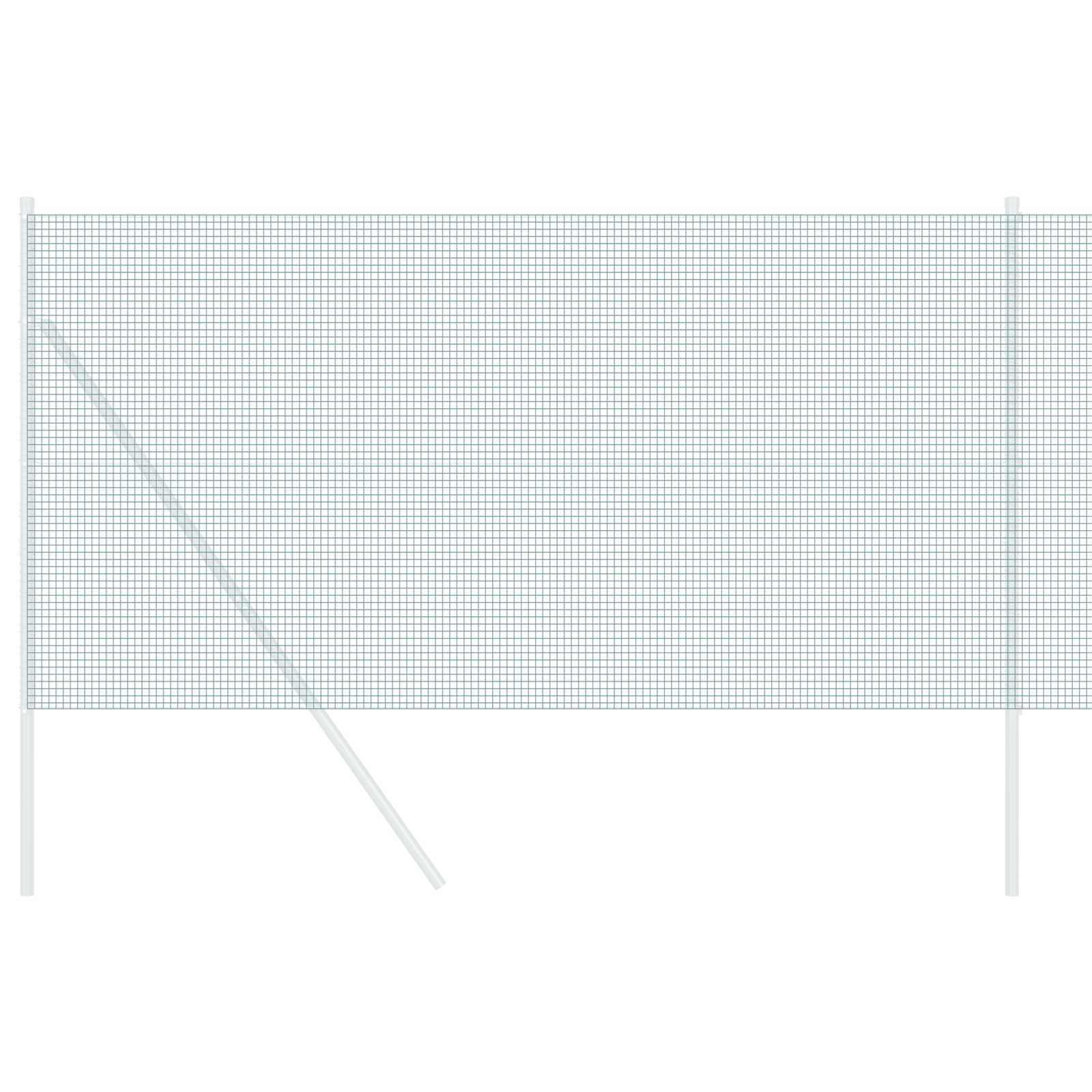 Vidaxl grillage soudé vert 1,2 x 25 m