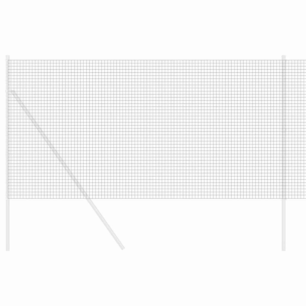 Vidaxl grillage soudé gris 1,2 x 25 m