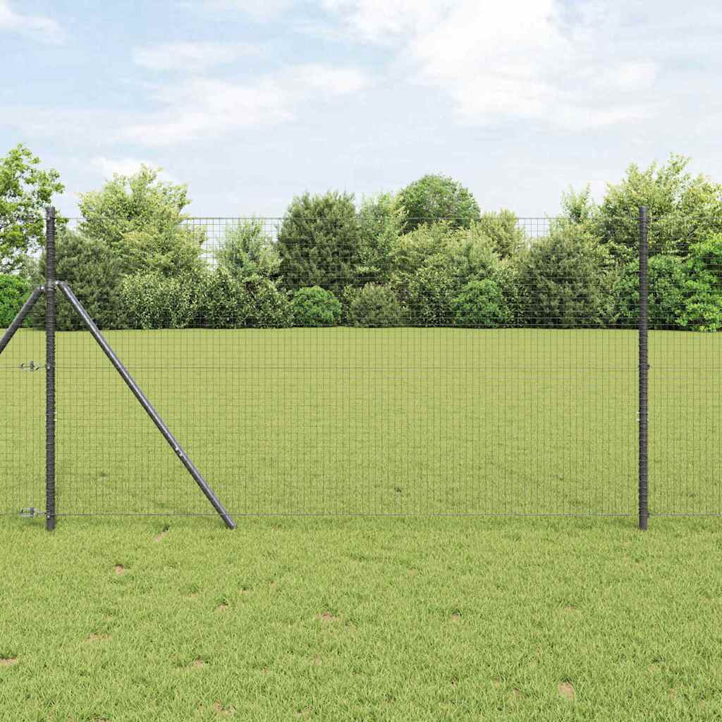 Vidaxl grillage soudé gris 1 x 50 m