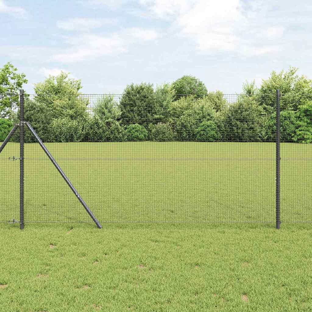 Vidaxl grillage soudé gris 1,4 x 50 m