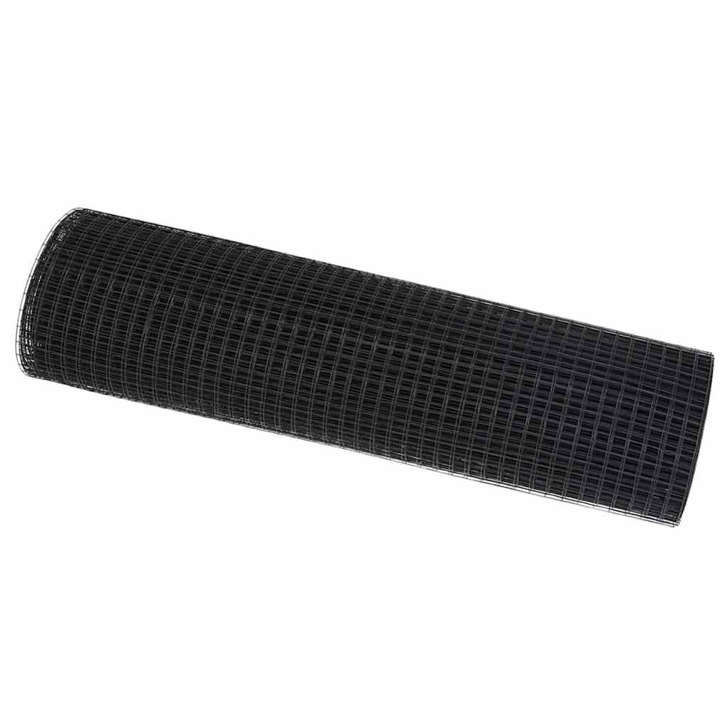 Vidaxl grillage soudé gris 0,8 x 100 m