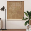 VidaXL store enrouleur avec rideaux marron 150 x 160 cm bambou