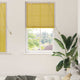 Vidaxxl store enrouleur avec rideaux jaune 80 x 160 cm bambou