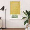 Vidaxxl store enrouleur avec rideaux jaune 80 x 220 cm bambou