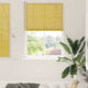 Vidaxxl store enrouleur avec rideaux jaune 100 x 160 cm bambou