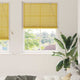 Vidaxxl store enrouleur avec rideaux jaune 100 x 220 cm bambou