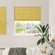 Vidaxxl store enrouleur avec rideaux jaune 140 x 160 cm bambou