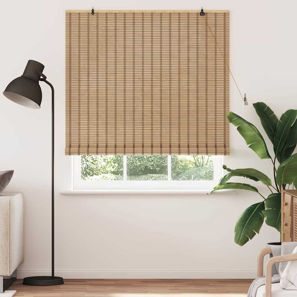 Vidaxxl store enrouleur avec rideaux bambou naturel 140 x 160 cm