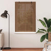 VidaXL store enrouleur avec rideaux marron 90 x 160 cm bambou