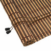 VidaXL store enrouleur avec rideaux marron 100 x 160 cm bambou