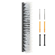 Vidaxl brosses d'élevage noir et blanc 50 x 10 x 6,5 cm plastique et acier - afbeelding 2