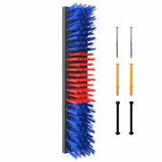 Vidaxl brosses à bovins rouge et bleu 50 x 10 x 6,5 cm plastique et acier - afbeelding 2
