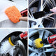 Vidaxxl ensemble de brosses pour voiture en polyrotin multicolore