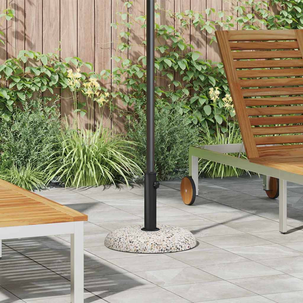 Vidaxx pied de parasol multicolore ø 45 x 33 cm couleur béton