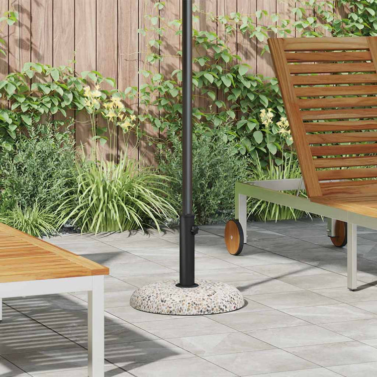 Vidaxx pied de parasol multicolore ø 45 x 33 cm couleur béton