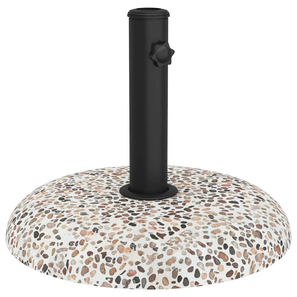 Vidaxx pied de parasol multicolore ø 45 x 33 cm couleur béton