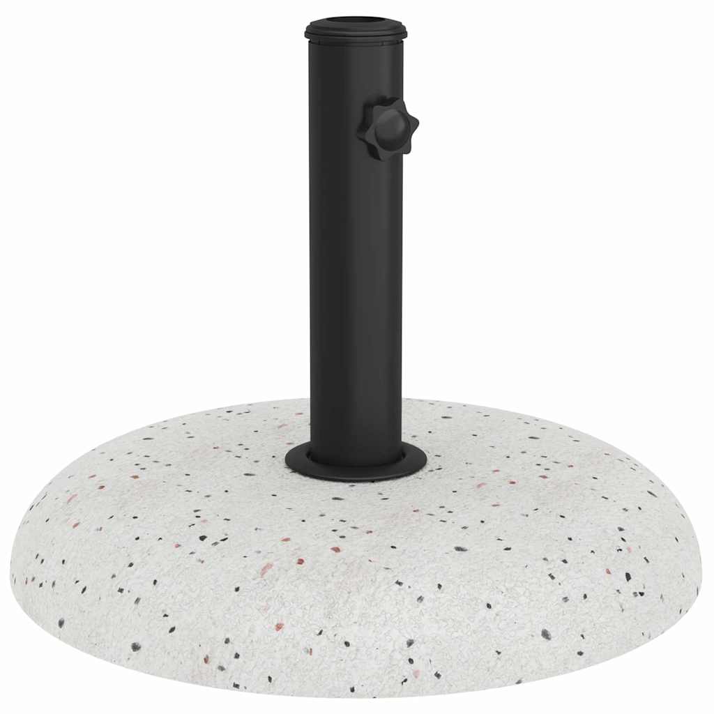 Vidaxx pied de parasol blanc ø 45 x 33 cm couleur béton