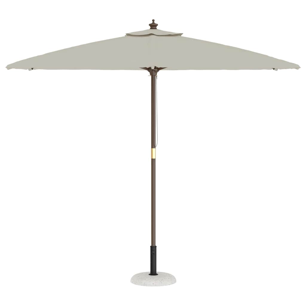 Vidaxx pied de parasol blanc ø 45 x 33 cm couleur béton
