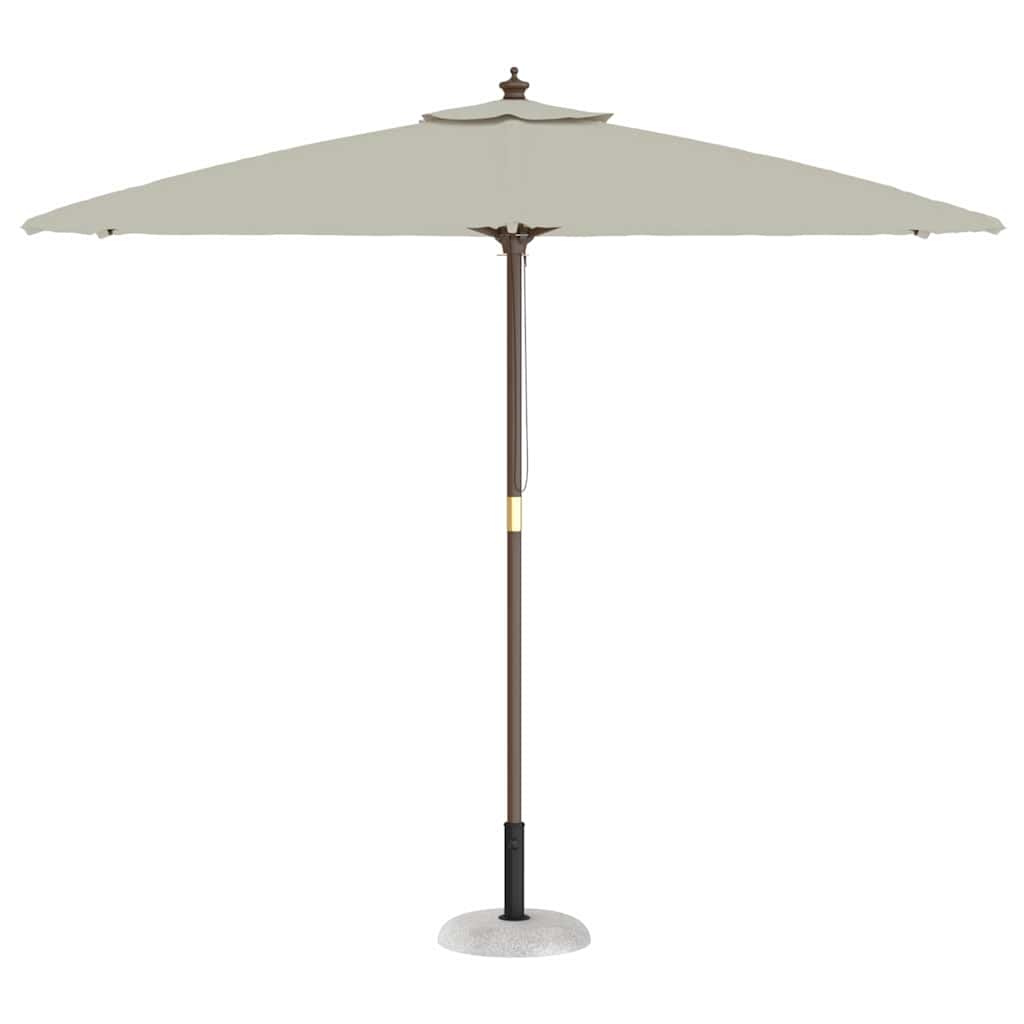 Vidaxl pied de parasol gris clair ø 45 x 33 cm couleur béton