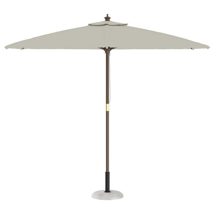 Vidaxl pied de parasol gris clair ø 45 x 33 cm couleur béton