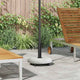 Vidaxl pied de parasol gris clair ø 45 x 40 cm couleur béton
