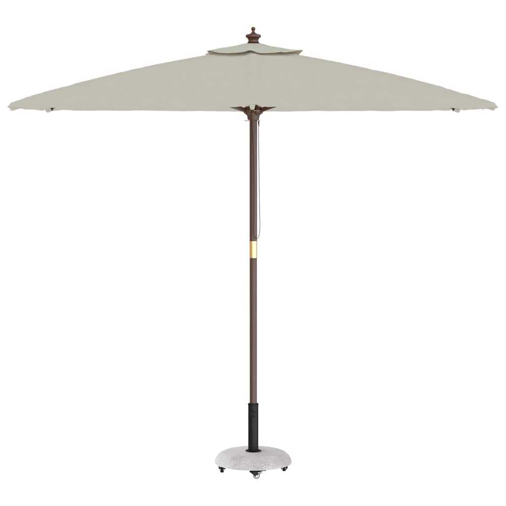 Vidaxl pied de parasol gris clair ø 45 x 40 cm couleur béton