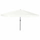 Vidaxxl parasol de jardin sable 395 x 395 x 245 cm polyester et acier
