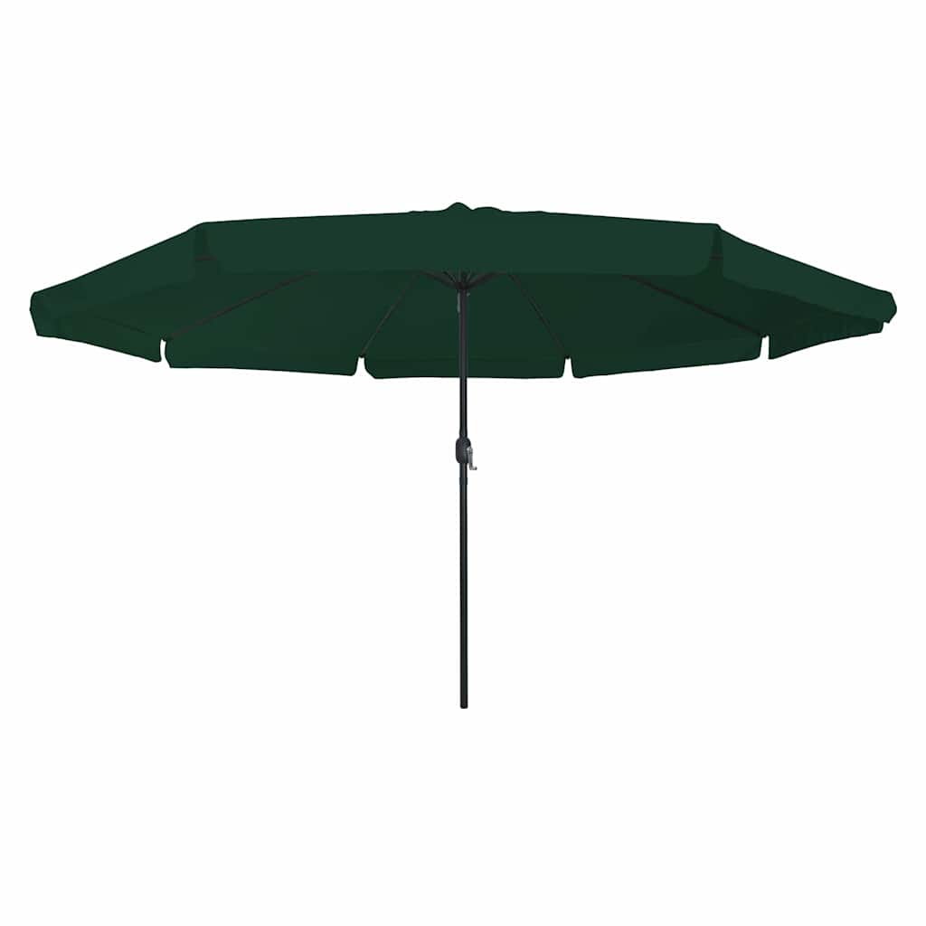 Vidaxxl parasol de jardin vert 395 x 395 x 245 cm polyester et acier