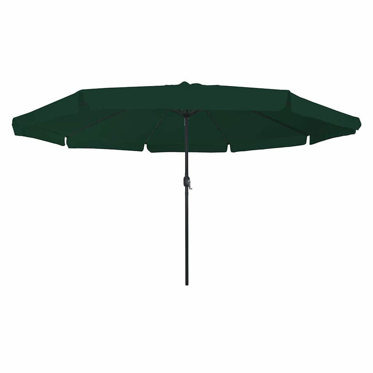 Vidaxxl parasol de jardin vert 395 x 395 x 245 cm polyester et acier