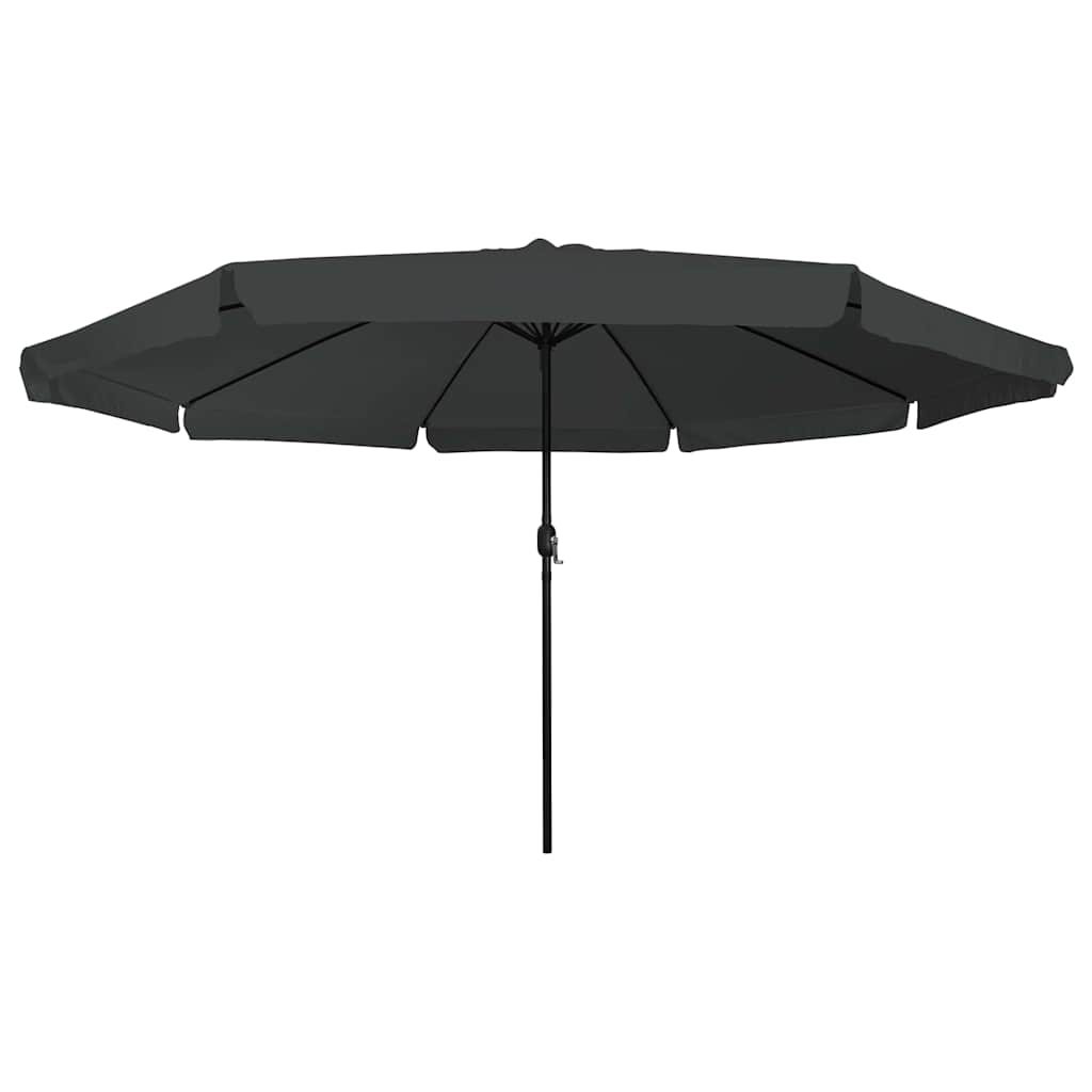 Vidaxxl parasol de jardin anthracite 395 x 395 x 245 cm polyester et acier