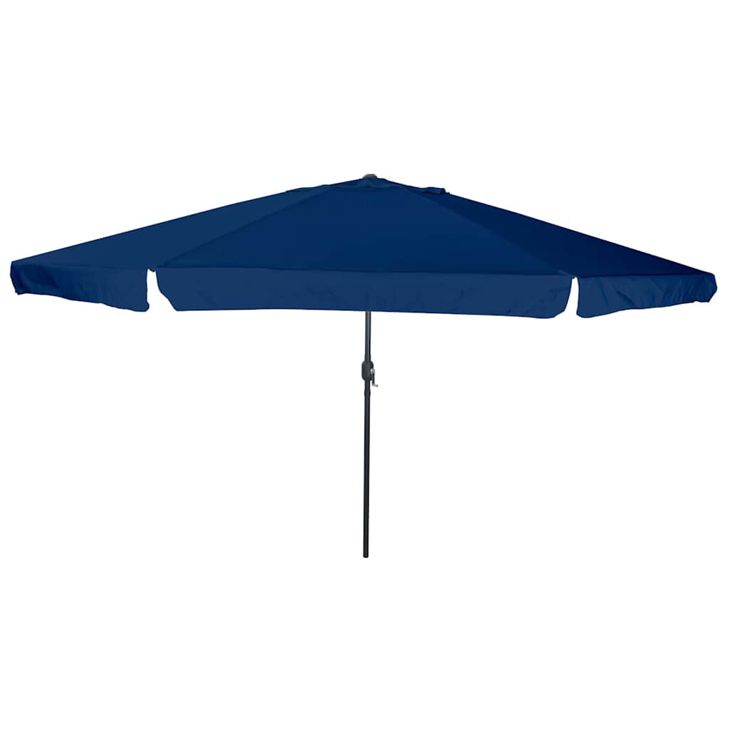 Vidaxxl parasol de jardin bleu azur 395 x 395 x 245 cm polyester et acier