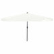 Vidaxl parasol de jardin sable et anthracite 395 x 395 x 245 cm polyester