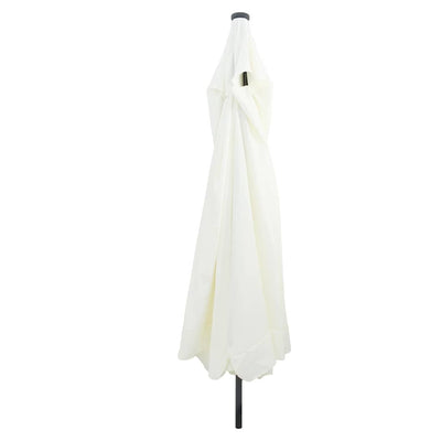 Vidaxl parasol de jardin sable et anthracite 395 x 395 x 245 cm polyester