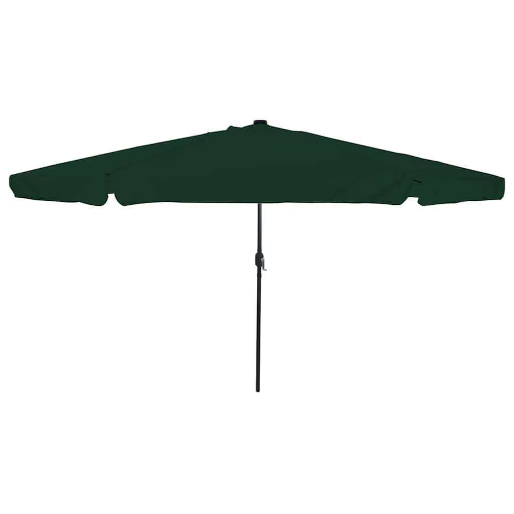 Vidaxxl parasol de jardin vert 395 x 395 x 245 cm polyester