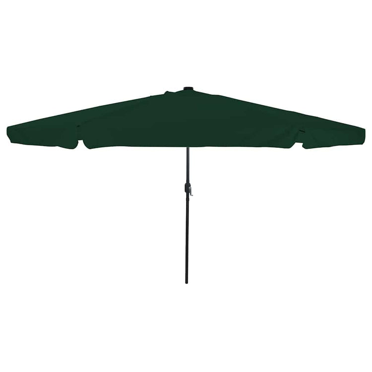 Vidaxxl parasol de jardin vert 395 x 395 x 245 cm polyester
