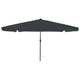 Vidaxl parasol de jardin anthracite 395 x 395 x 245 cm polyester